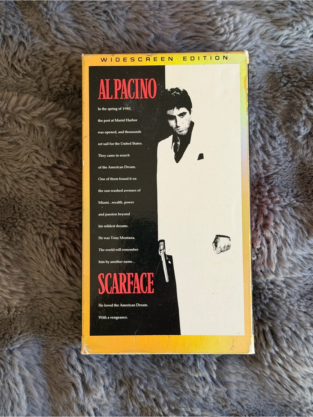 Scarface Widescreen Edition VHS Tape 1998